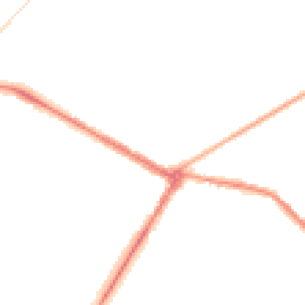 Night-time road noise heatmap for NE25 0DW