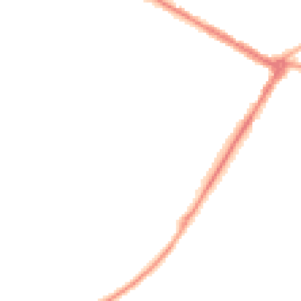 Night-time road noise heatmap for NE25 0ER