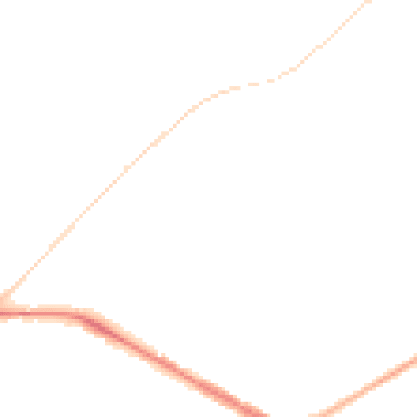 Night-time road noise heatmap for NE25 0FP