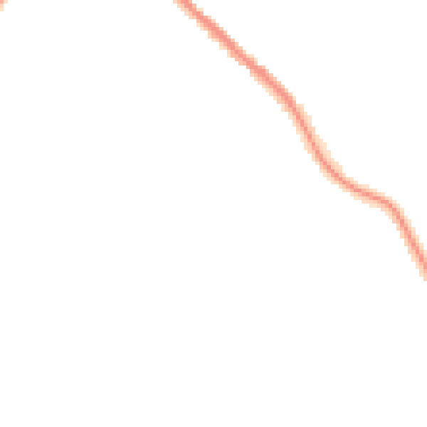 Night-time road noise heatmap for NE25 0HS