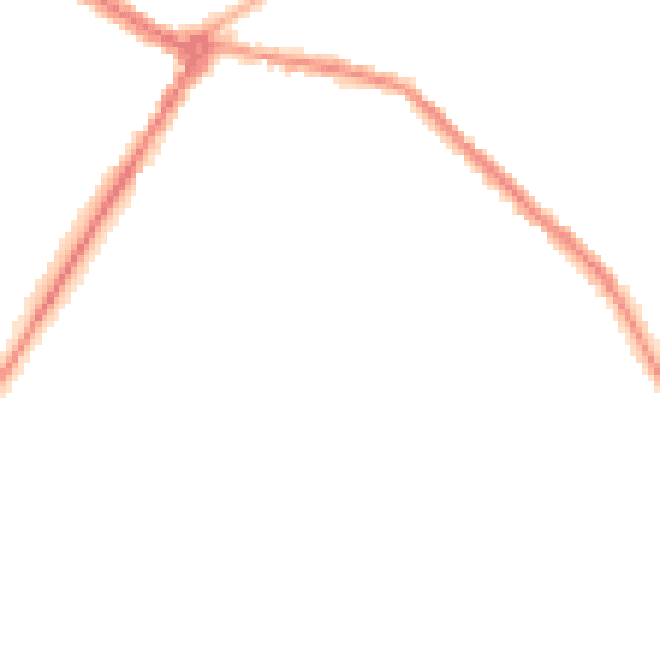 Night-time road noise heatmap for NE25 0JJ