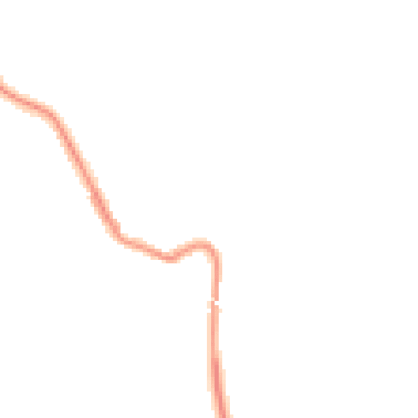 Night-time road noise heatmap for NE25 0LD