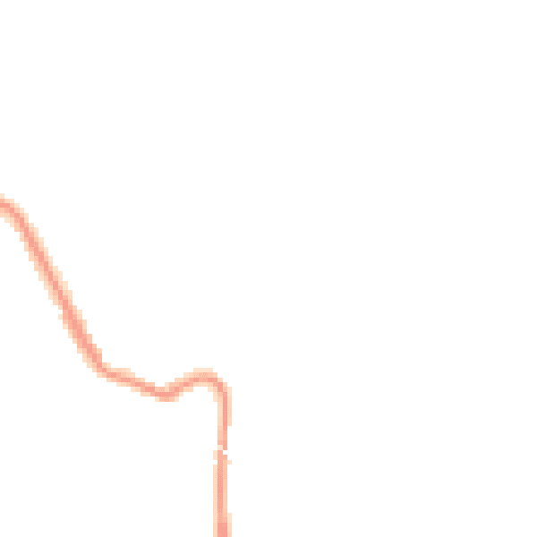 Night-time road noise heatmap for NE25 0LE