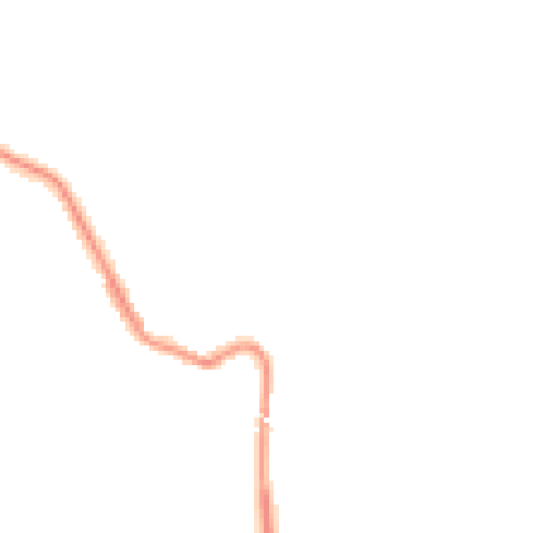 Night-time road noise heatmap for NE25 0LF