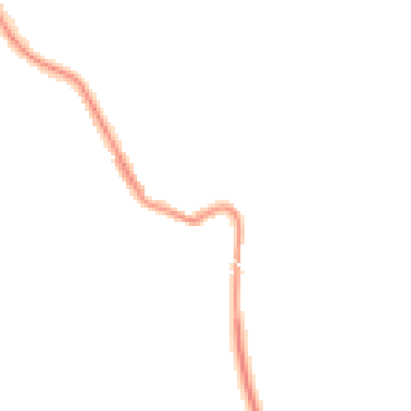 Night-time road noise heatmap for NE25 0LH