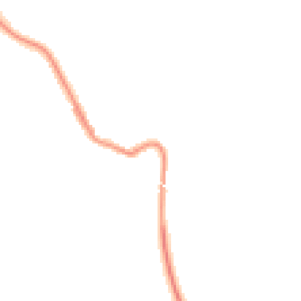 Night-time road noise heatmap for NE25 0LJ