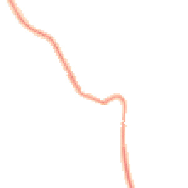 Night-time road noise heatmap for NE25 0LR