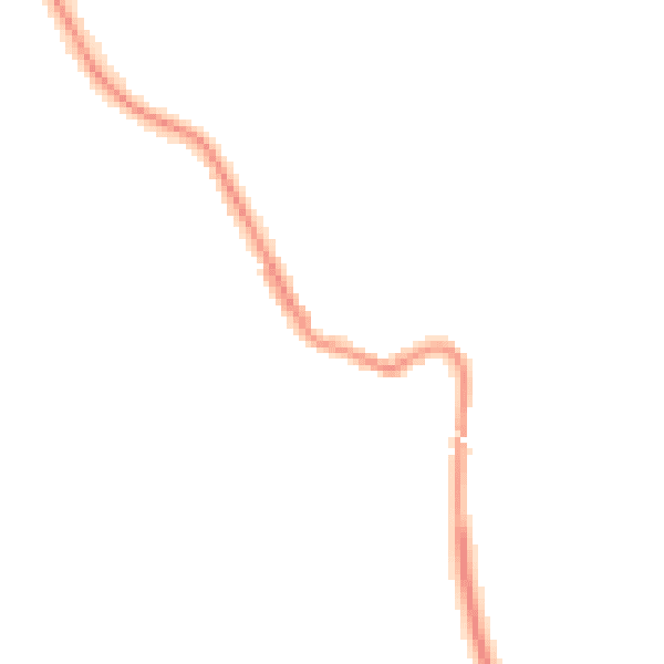 Night-time road noise heatmap for NE25 0LS