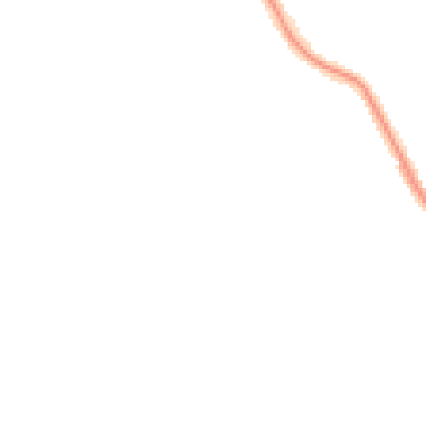 Night-time road noise heatmap for NE25 0PB