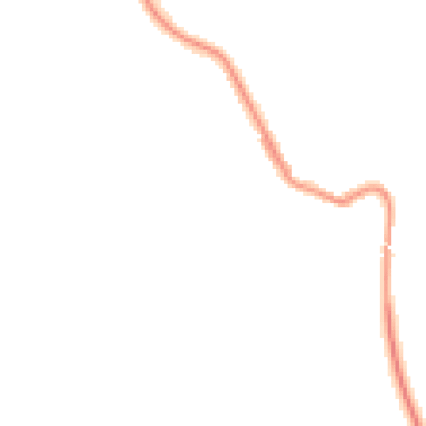 Night-time road noise heatmap for NE25 0PH