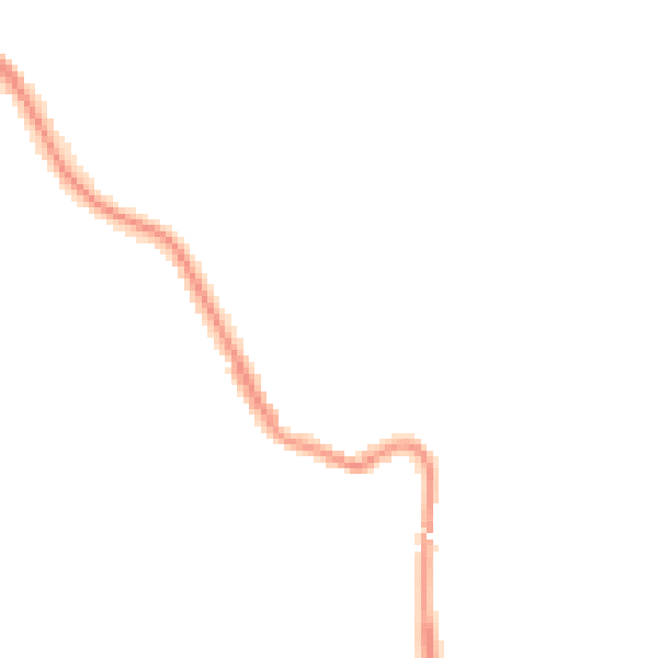 Night-time road noise heatmap for NE25 0TT