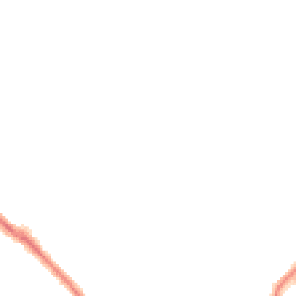 Night-time road noise heatmap for NE25 8AD