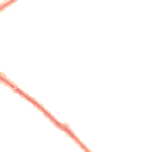Night-time road noise heatmap for NE25 8EP