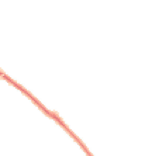 Night-time road noise heatmap for NE25 8LP