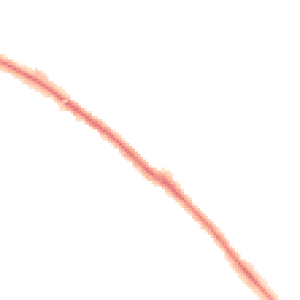 Night-time road noise heatmap for NE25 8NP