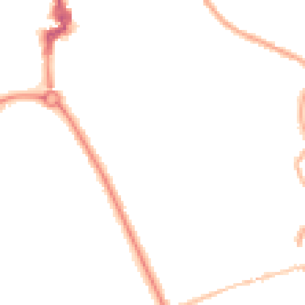 Night-time road noise heatmap for NE25 8QD
