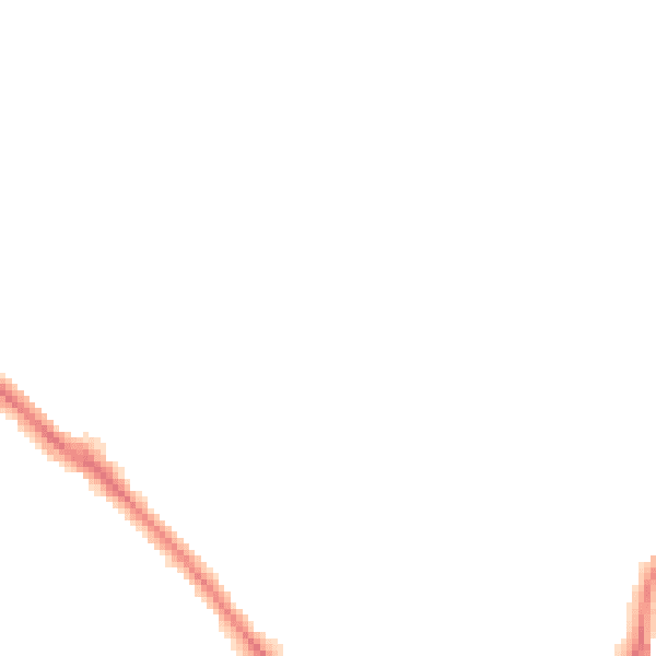 Night-time road noise heatmap for NE25 8ST