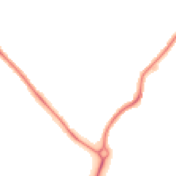 Night-time road noise heatmap for NE25 8XW