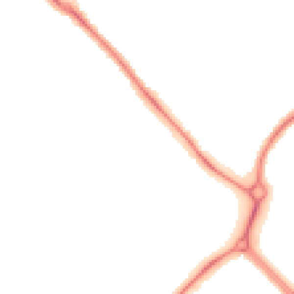 Night-time road noise heatmap for NE25 9DX