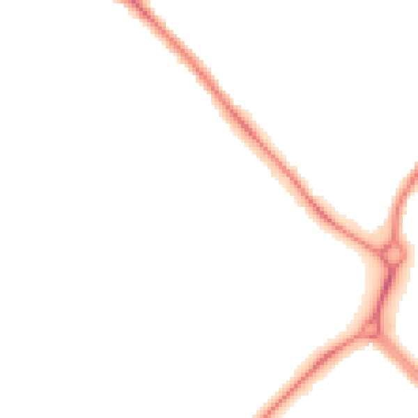 Night-time road noise heatmap for NE25 9ED