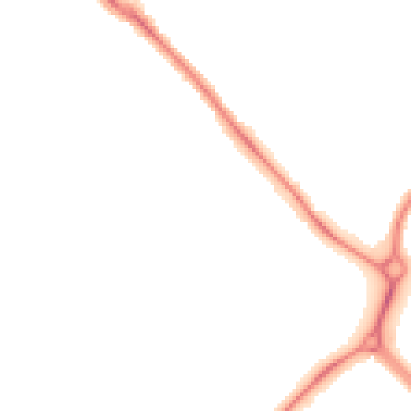 Night-time road noise heatmap for NE25 9EE