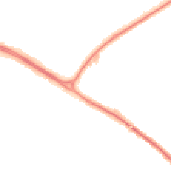 Night-time road noise heatmap for NE25 9EZ