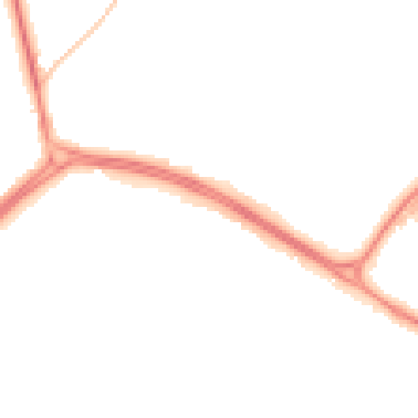 Night-time road noise heatmap for NE25 9HB