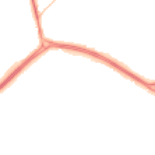 Night-time road noise heatmap for NE25 9HJ