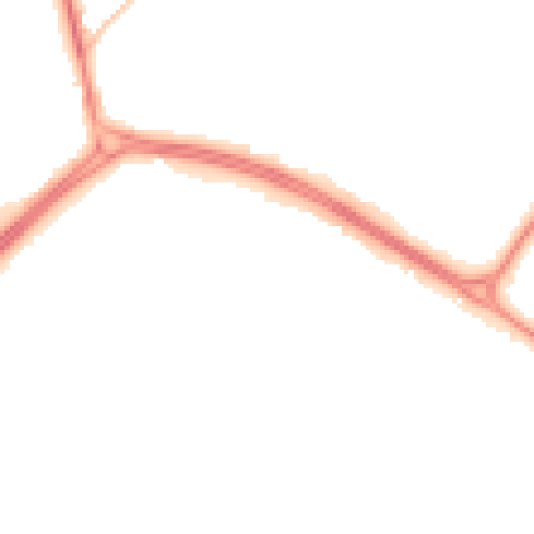 Night-time road noise heatmap for NE25 9HN