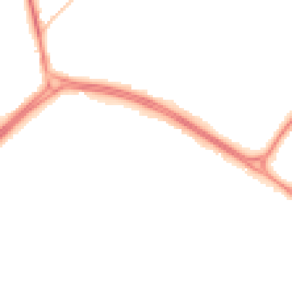 Night-time road noise heatmap for NE25 9HW