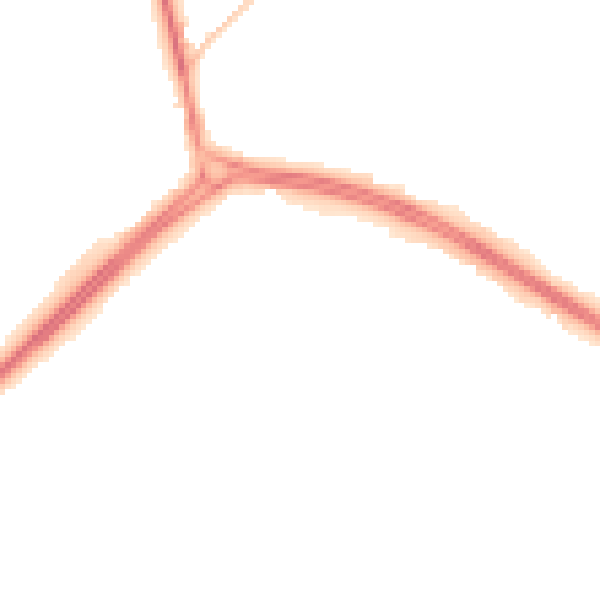 Night-time road noise heatmap for NE25 9JF