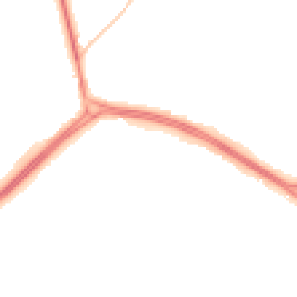 Night-time road noise heatmap for NE25 9JH