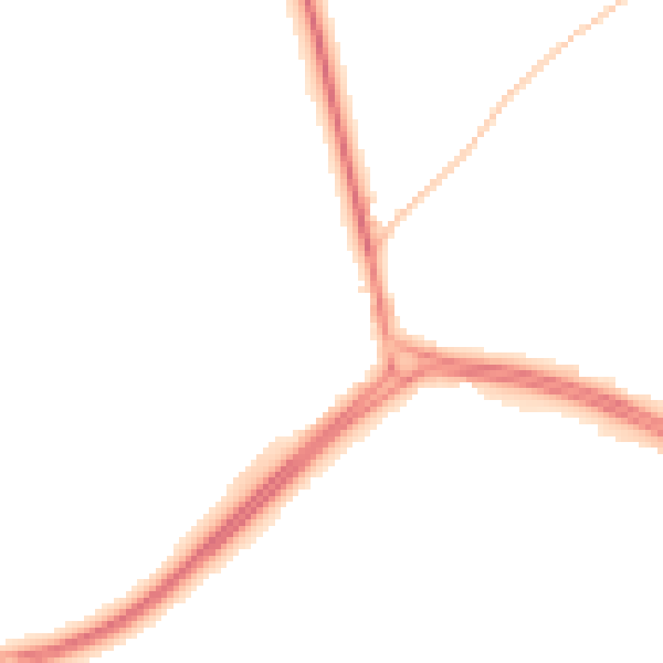 Night-time road noise heatmap for NE25 9JZ