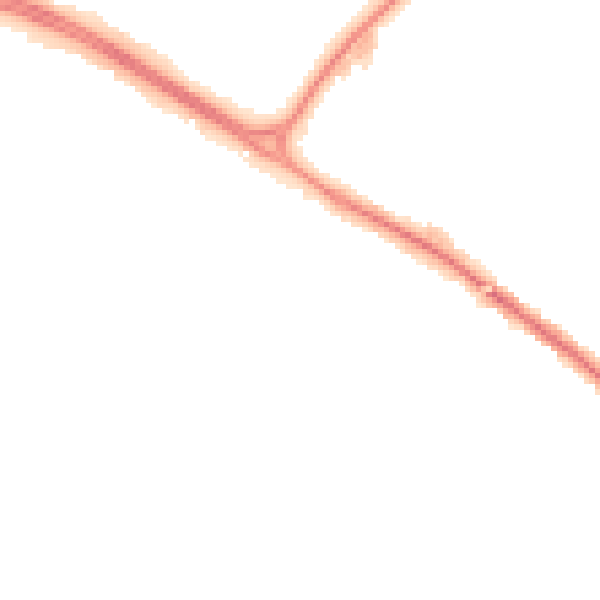Night-time road noise heatmap for NE25 9NJ