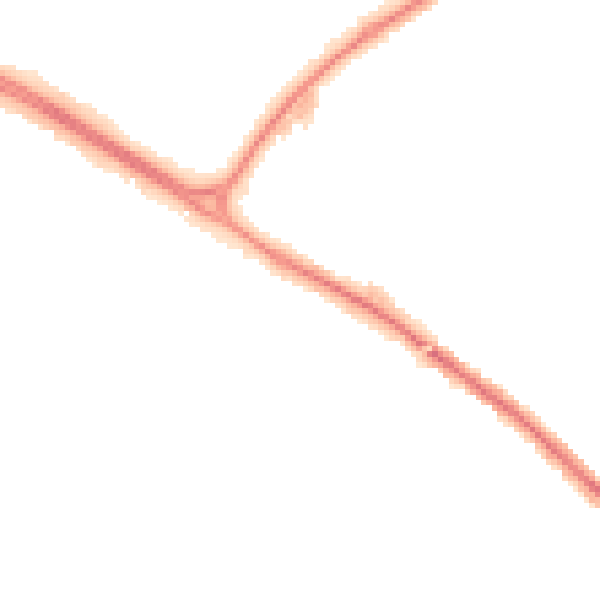 Night-time road noise heatmap for NE25 9PG