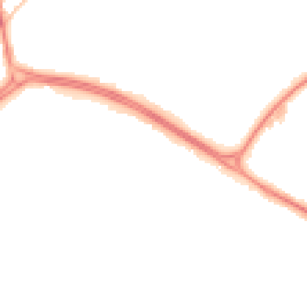 Night-time road noise heatmap for NE25 9RD