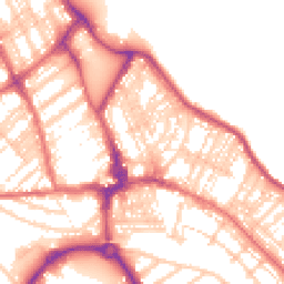 Daytime road noise heatmap for NE26 1AD