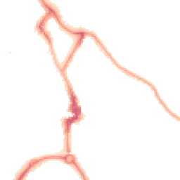 Night-time road noise heatmap for NE26 1AD