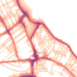 Daytime road noise heatmap for NE26 1AE