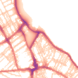 Daytime road noise heatmap for NE26 1AF