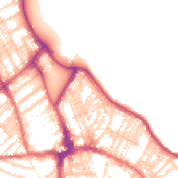 Daytime road noise heatmap for NE26 1AG
