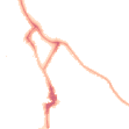 Night-time road noise heatmap for NE26 1AQ