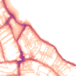 Daytime road noise heatmap for NE26 1AW