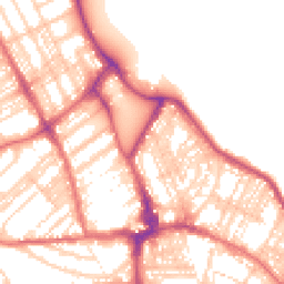 Daytime road noise heatmap for NE26 1AY