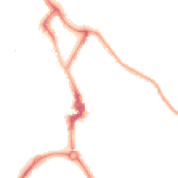 Night-time road noise heatmap for NE26 1BB