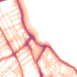 Daytime road noise heatmap for NE26 1BG