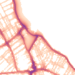 Daytime road noise heatmap for NE26 1BN