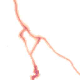 Night-time road noise heatmap for NE26 1BN