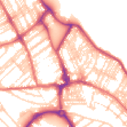 Daytime road noise heatmap for NE26 1DL