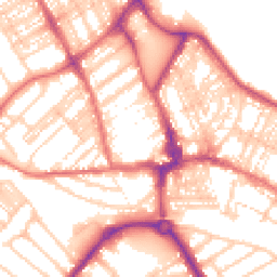 Daytime road noise heatmap for NE26 1DR